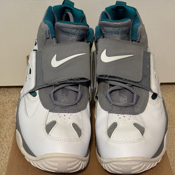 Men’s Size 12 Nike Air Diamond Turf II 2 Fresh Water Deion Sanders - Picture 1 of 6